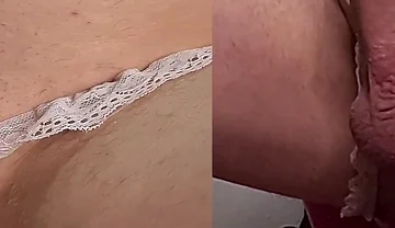 Gay Prostate Orgasm with Huge Dildo in His Ass and Cute Underwear