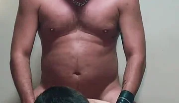 Masseur Ended up Stroking My Hard, Hairy Cock, and I Fucked Him Hard Until His Belly Was Full of Cum
