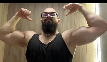 Enjoy the View of My Thick Meaty Biceps Bouncing in Slow Motion