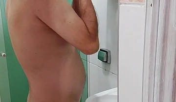 Mr. Carmona Shaving Naked