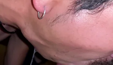 Satisfying Stepdaddy with His Deep Throat