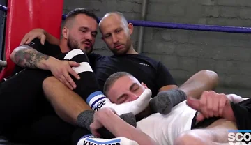 Boxer socks sniff. cum load