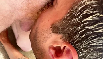Step Bro Taking Eight Inch White Monster Alpha Cock