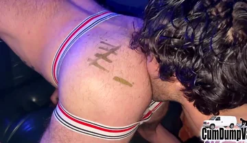 Cum Dump Van Gang Bang Tatted White American All Stud Group Raw Sex BBC