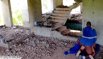 Tranzando with My Co-worker on the Construction Site