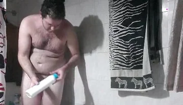 I Take a Shower in Bathroom