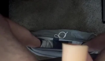 Playing with the Toy Under the Office Desk
