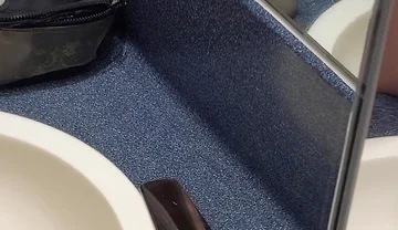 Hotel Bathroom Wanking and Cumming in Front of the Mirrors - Rockardglans