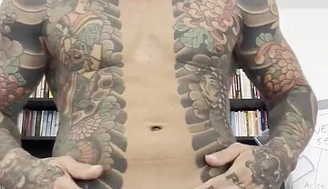 Young Man Masturbates in the Office