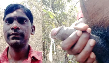 Rajesh Playboy 993 Outdoor Masturbating Big Cock and Cumming. Outside Handjob Cumshot