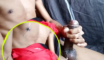 Gay Cum on Face and Tit