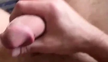 Stroking My Cock in the Garage Ends in Huge Cumshot, One Week Buildup