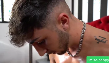 Brunette Guy Jerkoff
