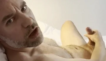 Daddy Jerks off and Finishes Handjob with Cumshot