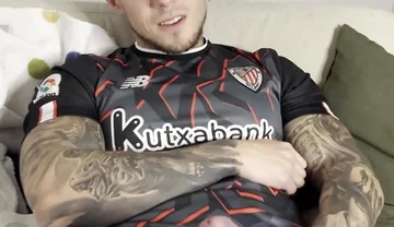 My Big Cock Cums with Football T-shirt