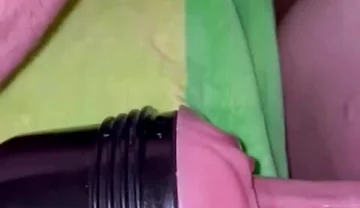 Fuck Stamina Fleshlight Pully and Can't Pullout in Time