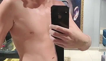 Markus Gets a Blowjob in Front of the Mirror