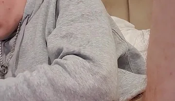 Skinny Lad Messing with Floppy Cock