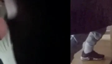 Amateur Boy Ordered to Get on His Knees, Blindfolded, and Pissed in His Mouth Through a Gloryhole
