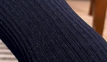 My Feet Getting Massaged After the Match
