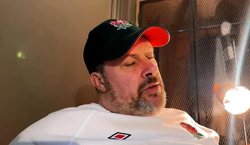 My Feet Getting Massaged After the Match
