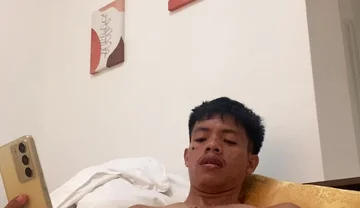 Filipino Twink Gets Hard, Jerking off to Explosive Cumshot