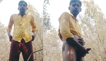 Rajesh Playboy 993 Outdoor Masturbating Big Cock and Cumming. Spanking Butt Stroking Cumshot