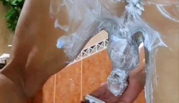 Shaving Balls and Ass