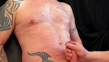 Married Guy with Big Cock Edged, Cums Twice, and Fed His Own Cum!