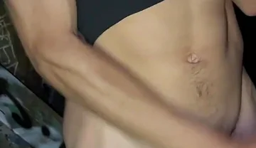 Uncut Cum Shower Solo Jerk off