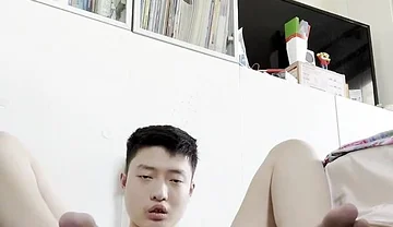 Legs up Self-fucking Desperate Boy