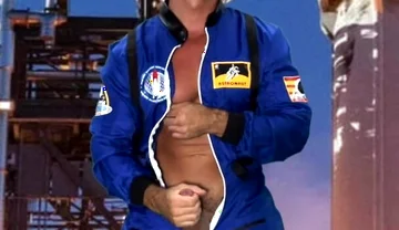 Space Suit Jack off