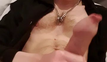 Twink Wanking Massive Uncut Wet Cock