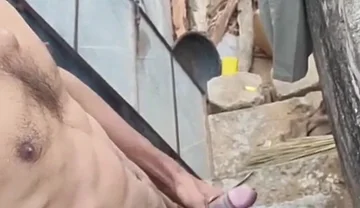 6packed Village Guy Jerks Dick at House's Terrace