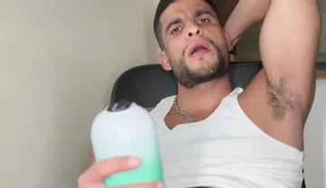 Pumping and masturbating my cock