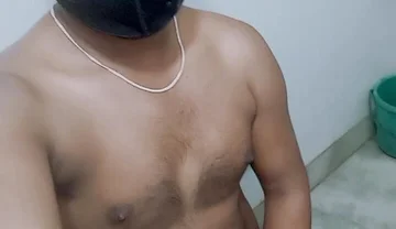 Masturbating