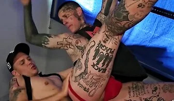 Ethan Chase - Tatted Slut Insatiable For Uncut Cock