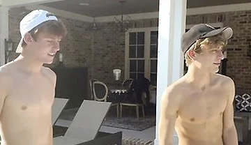 Bored Stepbrothers Jesse Bolton & Jack Bailey Get Wild While Cleaning The Pool