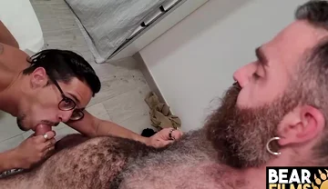 Furry Bear Drills Horny Ass - Ray Crosswell And Rob Hairy