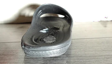 Thick Straight Cock Cums in Slippers