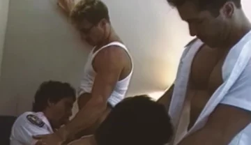 Back Guys 1 Orgy Of Muscular Bears Fucking Each Others Asses