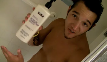 Shower Stroking Jock Jizzy
