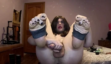 Stroking My Uncut Dick