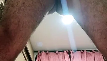 Morning Routine Peeing and Working Out Naked