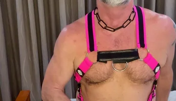 After Dark Pink Harness Solo with Toys