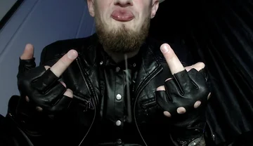 All-leather Alpha -dominates and Humiliates with Spit and Shoe