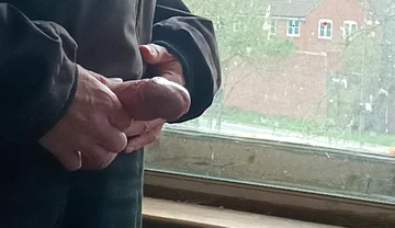 Masturbating and Cumming by the Window at Friend's House - Rockardglans