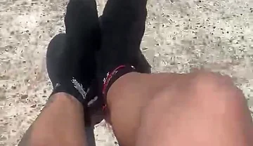 Walking Through the Castle of Cartagena and I Take off My Shoes to Rest so That You Can Worship My Feet