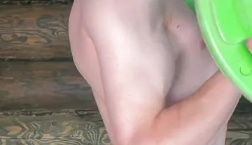 The Sexy Guy Works Out