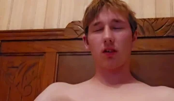 The 18 Year Old Guy Jerks off and It Feels Good